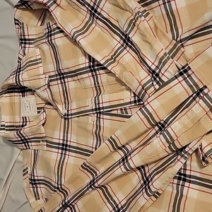 Hope and Henry Plaid mens shirt